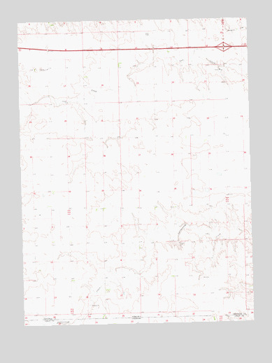 Sidney SE, NE USGS Topographic Map