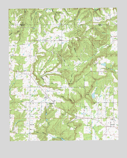 Sidon, AR USGS Topographic Map
