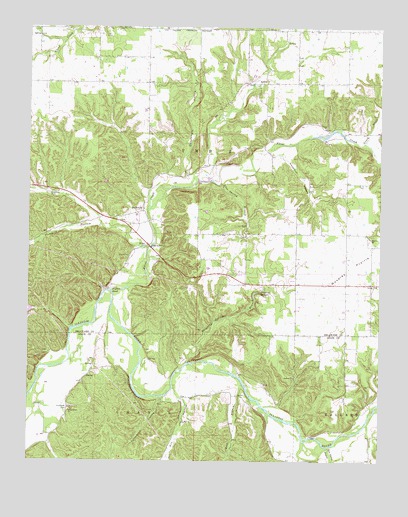Siloam Springs NW, OK USGS Topographic Map