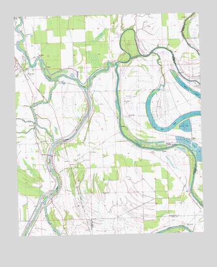Silver City, MS USGS Topographic Map
