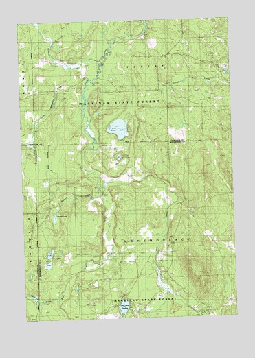 Silver Lake, MI USGS Topographic Map