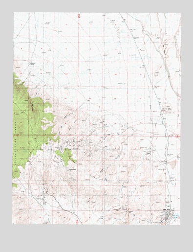 Silver Peak, NV USGS Topographic Map