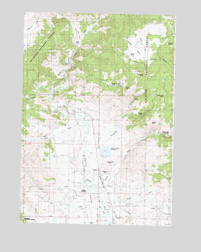 Silvies, OR USGS Topographic Map