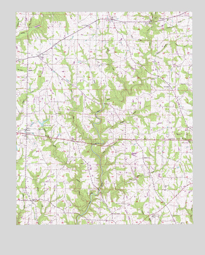 Simcoe, AL USGS Topographic Map