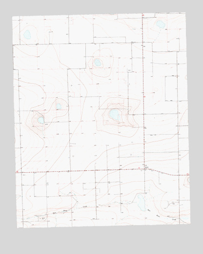 Simms, TX USGS Topographic Map