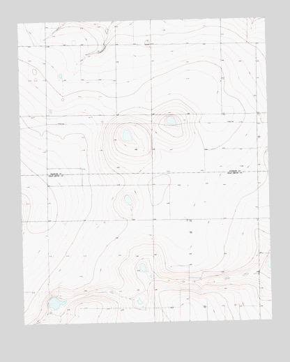 Simms NE, TX USGS Topographic Map