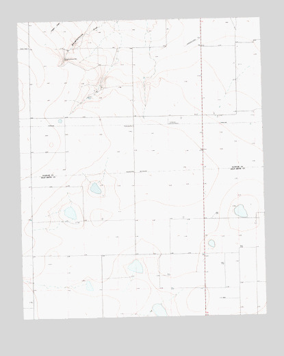 Simms NW, TX USGS Topographic Map