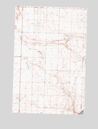 Sims Corner, WA USGS Topographic Map