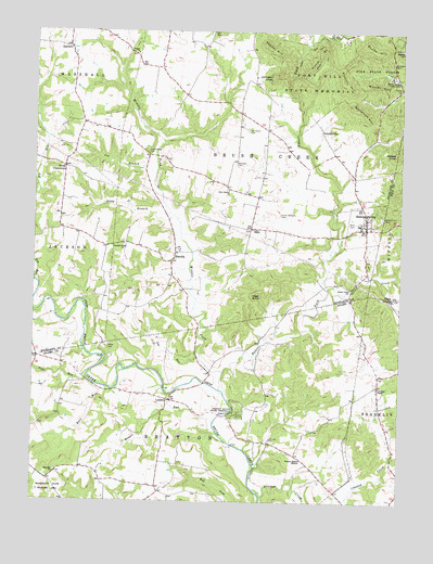Sinking Spring, OH USGS Topographic Map