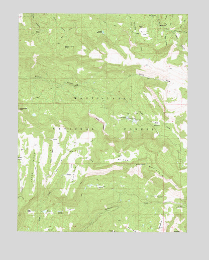 Black Mountain, UT USGS Topographic Map