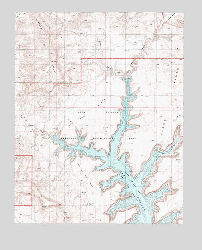 Sit Down Bench, UT USGS Topographic Map