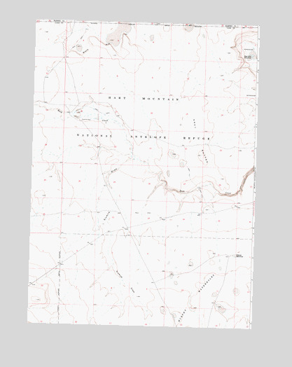 Sixmile Draw, OR USGS Topographic Map