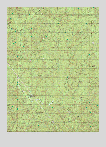 Skeleton Mountain, OR USGS Topographic Map
