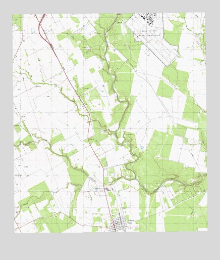 Skidmore, TX USGS Topographic Map