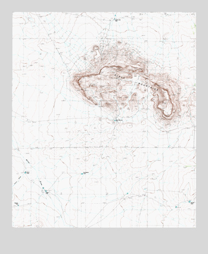 Black Mountains, TX USGS Topographic Map
