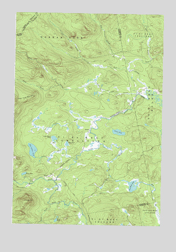 Skinner, ME USGS Topographic Map