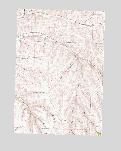 Skinners Fork, OR USGS Topographic Map