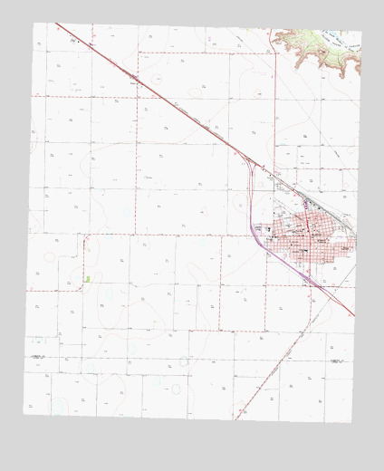 Slaton, TX USGS Topographic Map