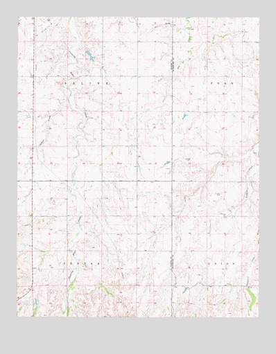 Sleeping Bear Creek, OK USGS Topographic Map