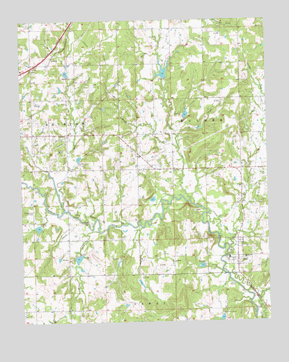 Slick, OK USGS Topographic Map