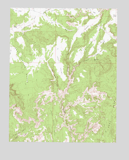 Slickrock Bench, UT USGS Topographic Map