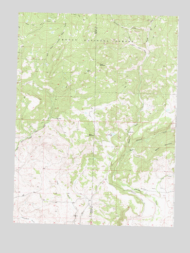 Slide Mountain, CO USGS Topographic Map