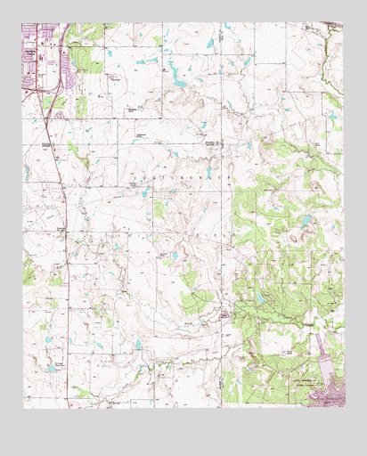 Sloop Creek, TX USGS Topographic Map