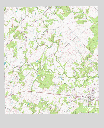 Smiley, TX USGS Topographic Map