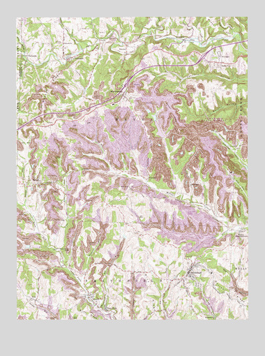 Smithfield, OH USGS Topographic Map