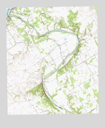 Smiths Bend, TX USGS Topographic Map