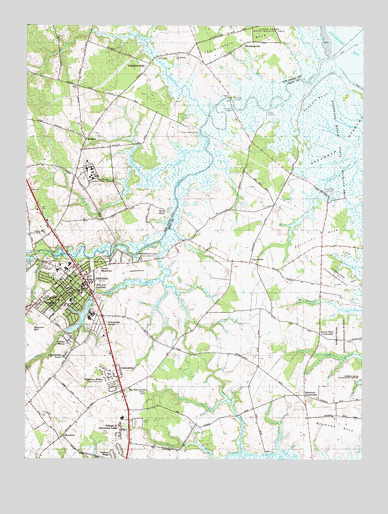 Smyrna, DE USGS Topographic Map