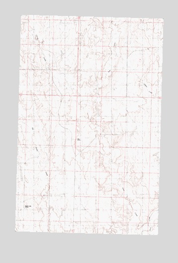 Snake Creek School, MT USGS Topographic Map