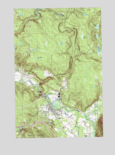 Snoqualmie, WA USGS Topographic Map
