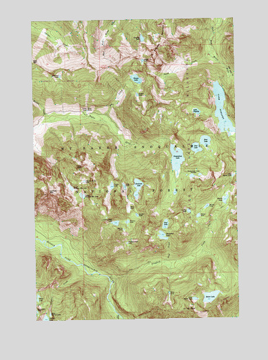 Snoqualmie Lake, WA USGS Topographic Map