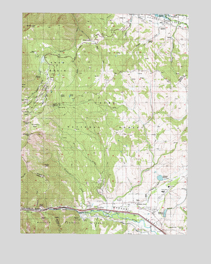 Snow Basin, UT USGS Topographic Map