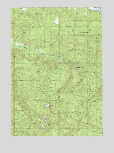 Snow Peak, OR USGS Topographic Map
