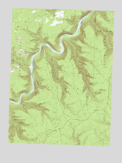 Snow Shoe NW, PA USGS Topographic Map