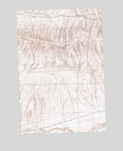 Black Rock Spring, WA USGS Topographic Map
