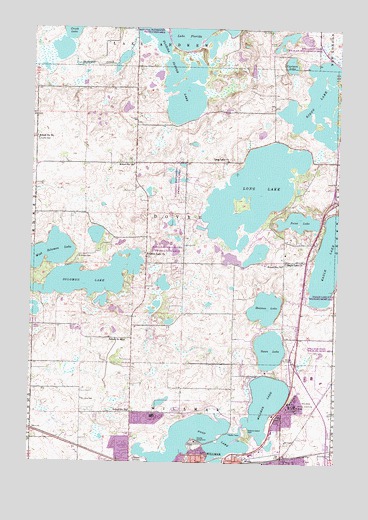 Solomon Lake, MN USGS Topographic Map