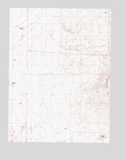 Sombrero Peak, NV USGS Topographic Map