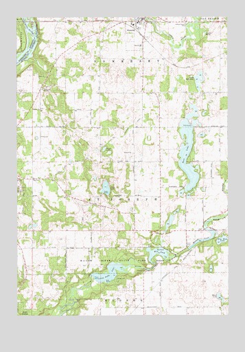 Somerset South, WI USGS Topographic Map