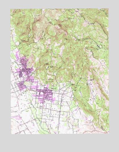 Sonoma, CA USGS Topographic Map