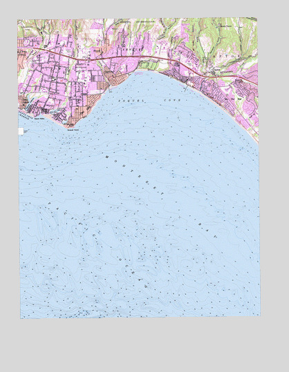 Soquel, CA USGS Topographic Map