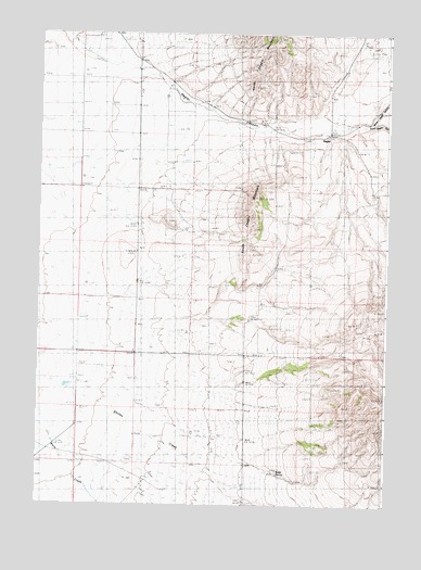 South Chapin Mountain, ID USGS Topographic Map