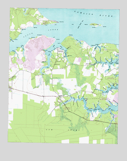 South Creek, NC USGS Topographic Map