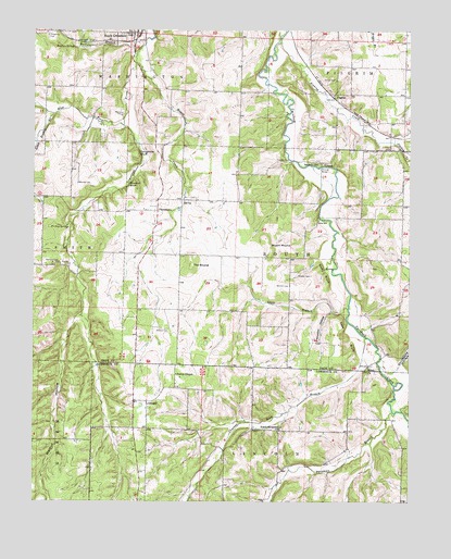 South Greenfield, MO USGS Topographic Map