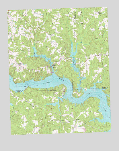 South Hill SE, VA USGS Topographic Map
