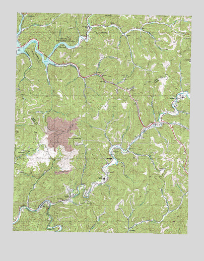 Blackey, KY USGS Topographic Map