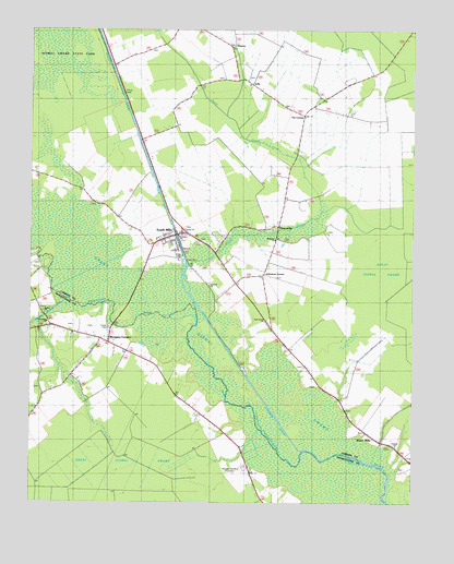 South Mills, NC USGS Topographic Map