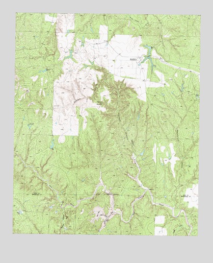 Southerland Canyon, TX USGS Topographic Map